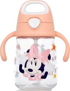 Minnie Mouse Minnie Mouse - Kubek niekapek ze słomką 370 ml (Indigo dreams) 1