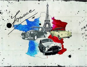 DecoNest Fototapeta - Admirer of cars (France) - 300X231 1