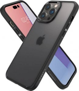 Spigen Etui Ultra Hybrid do iPhone 14 Pro Frost Black 6