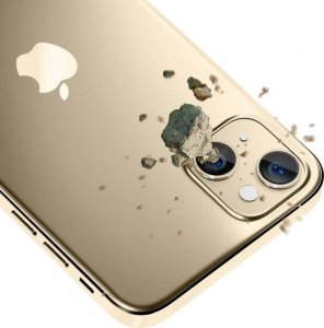 3MK Szkło hybrydowe na obiektyw aparatu 3MK Lens Protection Pro Apple iPhone 14 złoty/gold 3