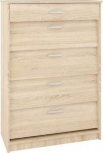 ML Meble Szafka na buty 80 x 118 x 40 cm dąb sonoma 1