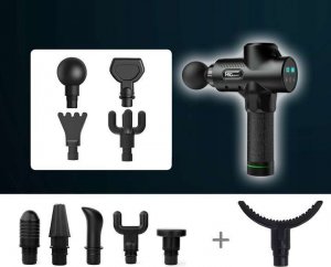 Masażer MBGsport PISTOLET DO MASAŻU SUPER MOCNY MASAŻER + 9 GŁOWIC TM-02 PRO 3