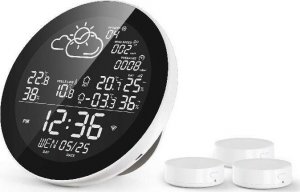 Stacja pogodowa Stacja pogodowa pogody WIFI TUYA SMART 3x czujnik 11