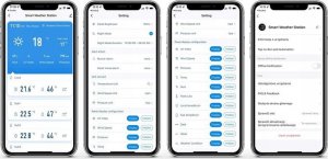 Stacja pogodowa Stacja pogodowa pogody WIFI TUYA SMART 3x czujnik 8
