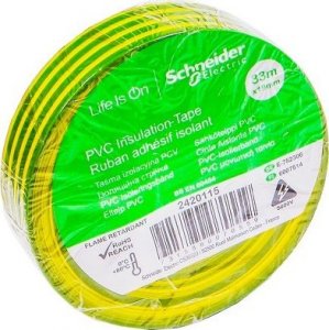 Schneider Taśma izolacyjna 19mmx33m żółto-zielony SCHNEIDER 1