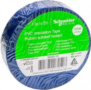 Schneider Taśma izolacyjna 19mmx33m niebieska SCHNEIDER 1