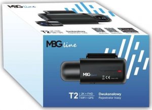 Wideorejestrator Kamera samochodowa rejestrator trasy parking 2K+FHD GPS WIFI 12