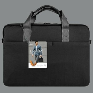 Torba Uniq Torba UNIQ Stockholm laptop Sleeve 16 cali czarny/midnight black 12
