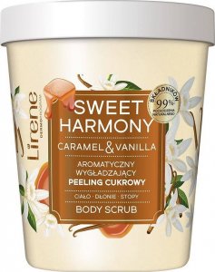 Lirene Sweet Harmony aromatyczny wygładzający peeling cukrowy Caramel & Vanilla 200g 1