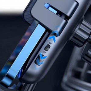 Joyroom Joyroom automatyczny elektryczny uchwyt samochodowy na kratkę wentylacyjną nawiew z ładowarką bezprzewodową Qi 15W (JR-ZS214) 11