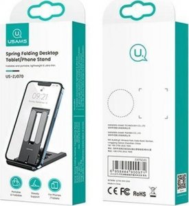 Usams Uchwyt biurkowy USAMS czarny/black US-ZJ070 7