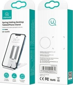Usams Uchwyt biurkowy USAMS biały/white US-ZJ070 7