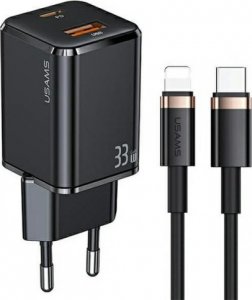 Ładowarka Usams T43 1x USB-A 1x USB-C 3 A (USA800) 1
