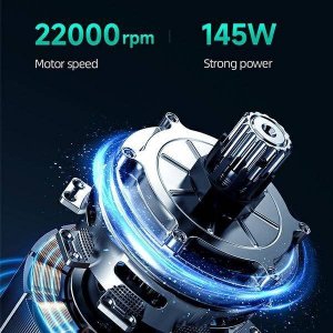 Myjka ciśnieniowa Usams Myjka ciśnieniowa USAMS 5000 mAh + wąż ogrodowy 5m czarny/black US-ZB252 6