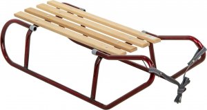 Enero Sanki metalowe 2 osobowe bordowe 7