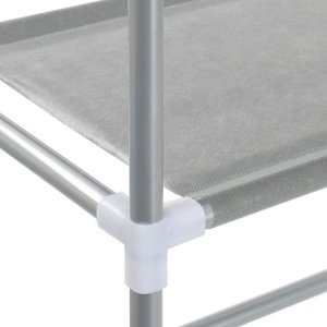 Elior Srebrne półki nad pralkę tekstylne - Dexo 3X 5