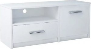 Elior Biała szafka RTV do salonu - Karix 2