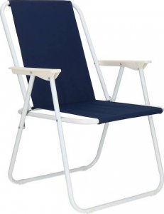 Springos Krzesła turystyczne 2 szt. składane na plażę i do ogrodu granatowe UNIWERSALNY 14