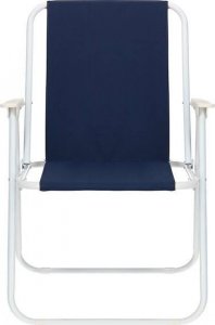 Springos Krzesła turystyczne 2 szt. składane na plażę i do ogrodu granatowe UNIWERSALNY 4