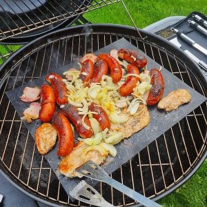 Springos Maty teflonowe do grilla i piekarnika 4 szt. 40x33 cm tacki do pieczenia UNIWERSALNY 6