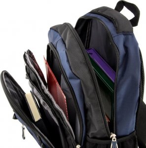 Bag Street Plecak do Pracy Męski 20L Granatowy 67N 7