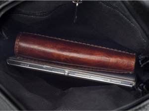 Belveder Czarna Torba Raportówka Męska Mała Nord11 4