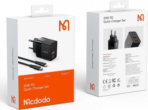 Ładowarka Mcdodo MCDODO SZYBKA ŁADOWARKA USB/USB-C 20W + KABEL DO IPHONE CH-1952 11
