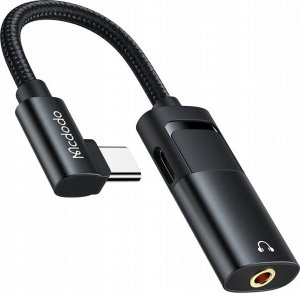 Adapter USB Mcdodo MCDODO PRZEJŚCIÓWKA ADAPTER USB C MINI JACK Z DAC CA-1880 1
