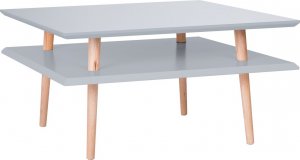 Ragaba Stolik kawowy SQUARE LOW 68x68 ciemnoszary kwadratowy 1