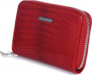 Alessadro Paoli Czerwone Etui wizytownik skórzany damski włoski pudełko S45 (S45red) 4