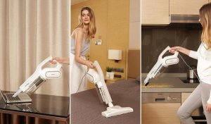 Odkurzacz pionowy Deerma Deerma DX700 Odkurzacz Pionowy Ręczny 600W srebrny 9