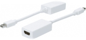 Adapter AV Digitus DisplayPort Mini - HDMI biały (AK-340411-001-W) 1
