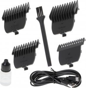 Trymer Adler Profesjonalny bezprzewodowy trymer do zarostu Adler AD 2836s ładowanie przez USB - srebrny 8