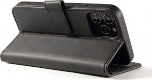 Hurtel Magnet Case Etui Z Klapką Motorola Moto G82 Czarny 4