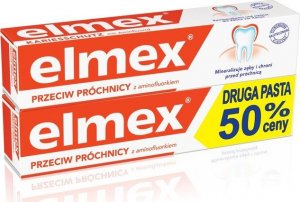 Elmex  Elmex Pasta do zębów + druga za 50% ceny  75ml x 2 1