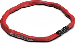 Gerda Zapięcie rowerowe GERDA BABY CONTRA COMBO 900 3,5C łańcuch Czerwony 1