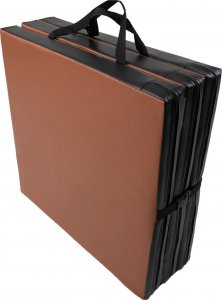 UnderFit Materac gimnastyczny 3-częściowy UF9563 180 cm x 60 cm x 6 cm różowy miękki 4