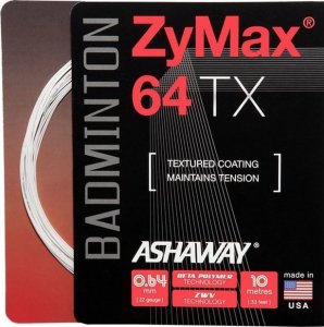 Ashaway Naciąg do badmintona ZyMax 64 TX - set ASHAWAY Biały 1
