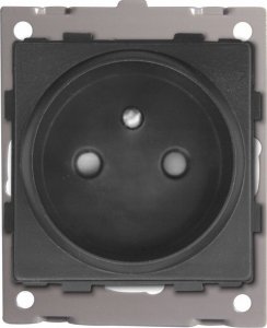 Masterled Gniazdo 230V/16A z ramką potrójne szklane białe lub czarne Gniazdo 230V/16A z ramką potrójne szklane białe lub czarne 5