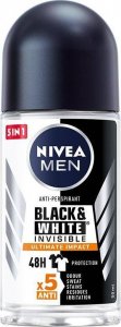 Nivea Men Black&White Invisible Ultimate Impact antyperspirant w kulce 50ml 1