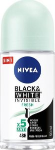 Nivea Black&White Invisible Fresh antyperspirant w kulce 50ml 1