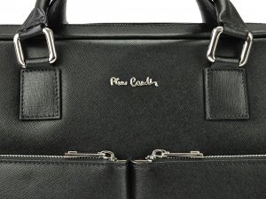 Torba Pierre Cardin Męska torba na dokumenty laptopa aktówka skóra NoSize 5