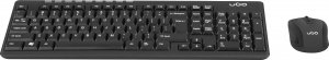 Klawiatura + mysz Natec Zestaw bezprzewodowy UGO ETNA CW110 US klawiatura + mysz 2.4GHZ + torba na laptopa NATEC IMPALA 15.6" 3