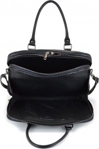 Torba Vera Pelle Duża skórzana torba na laptopa dokumenty, aktówka NoSize 2