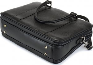 Torba Vera Pelle Duża skórzana torba na laptopa dokumenty, aktówka NoSize 7