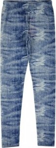Atut Legginsy dziewczęce kolor przetartego jeansu 128cm 1