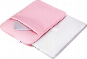 Torba Alogy Etui ochronne Torba pokrowiec Alogy Neopren uniwersalna do laptopa 15.6 Różowe 2