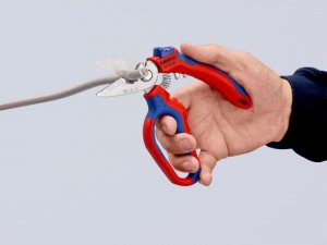 Knipex KNIPEX NOŻYCZKI KĄTOWE DLA ELEKTRYKÓW 16