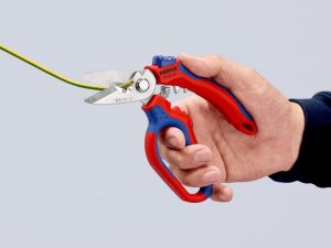 Knipex KNIPEX NOŻYCZKI KĄTOWE DLA ELEKTRYKÓW 18