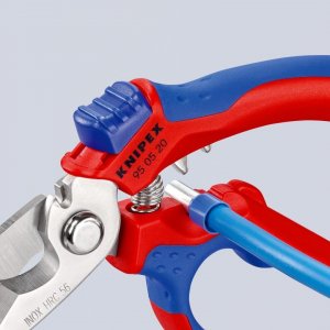 Knipex KNIPEX NOŻYCZKI KĄTOWE DLA ELEKTRYKÓW 10